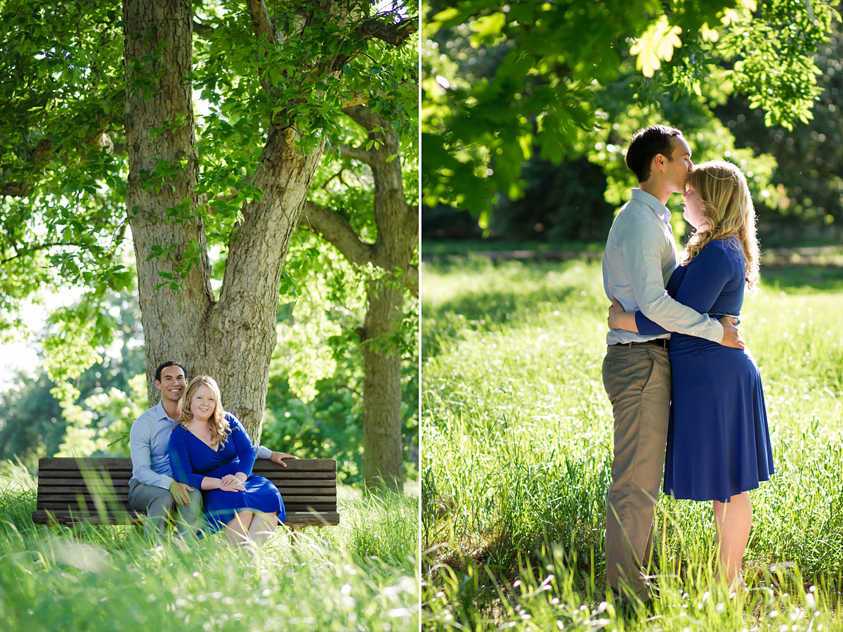 Davis Arboretum Engagement by Adrienne & Dani Photography
