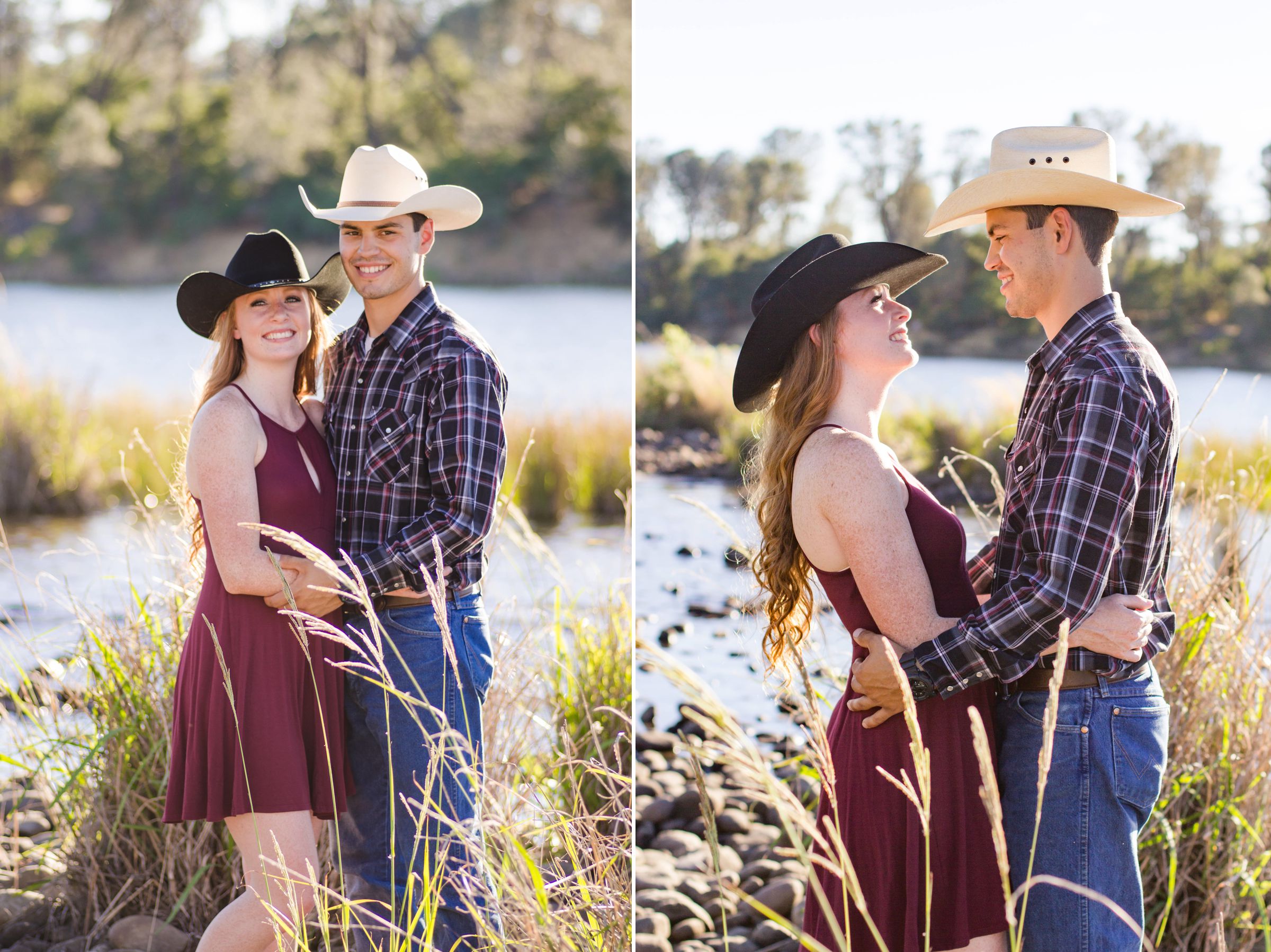 Rustic Folsom Engagement by Adrienne & Dani Photography