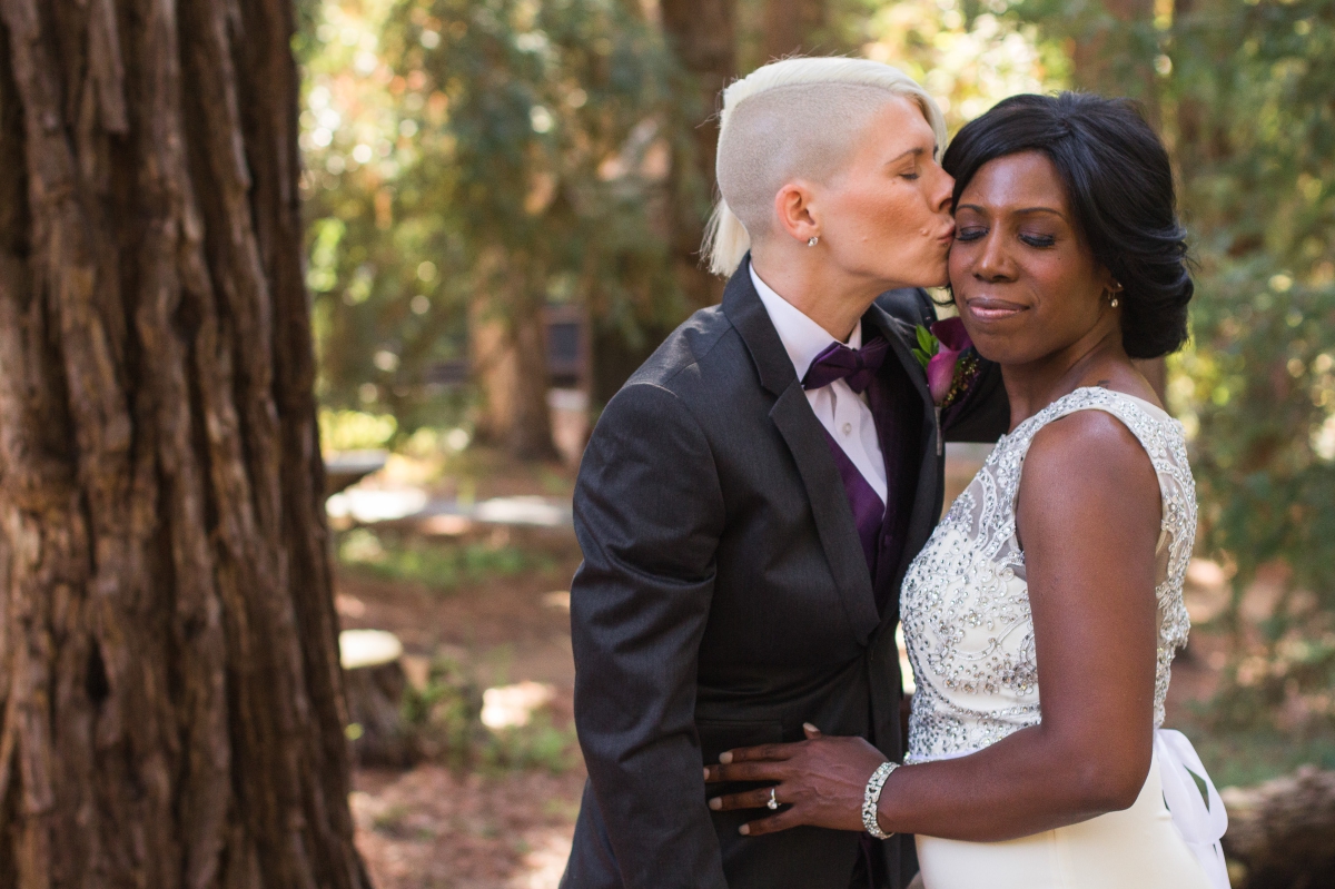 Davis Pop Up LGBT Wedding in the Woods by Adrienne & Dani Photography