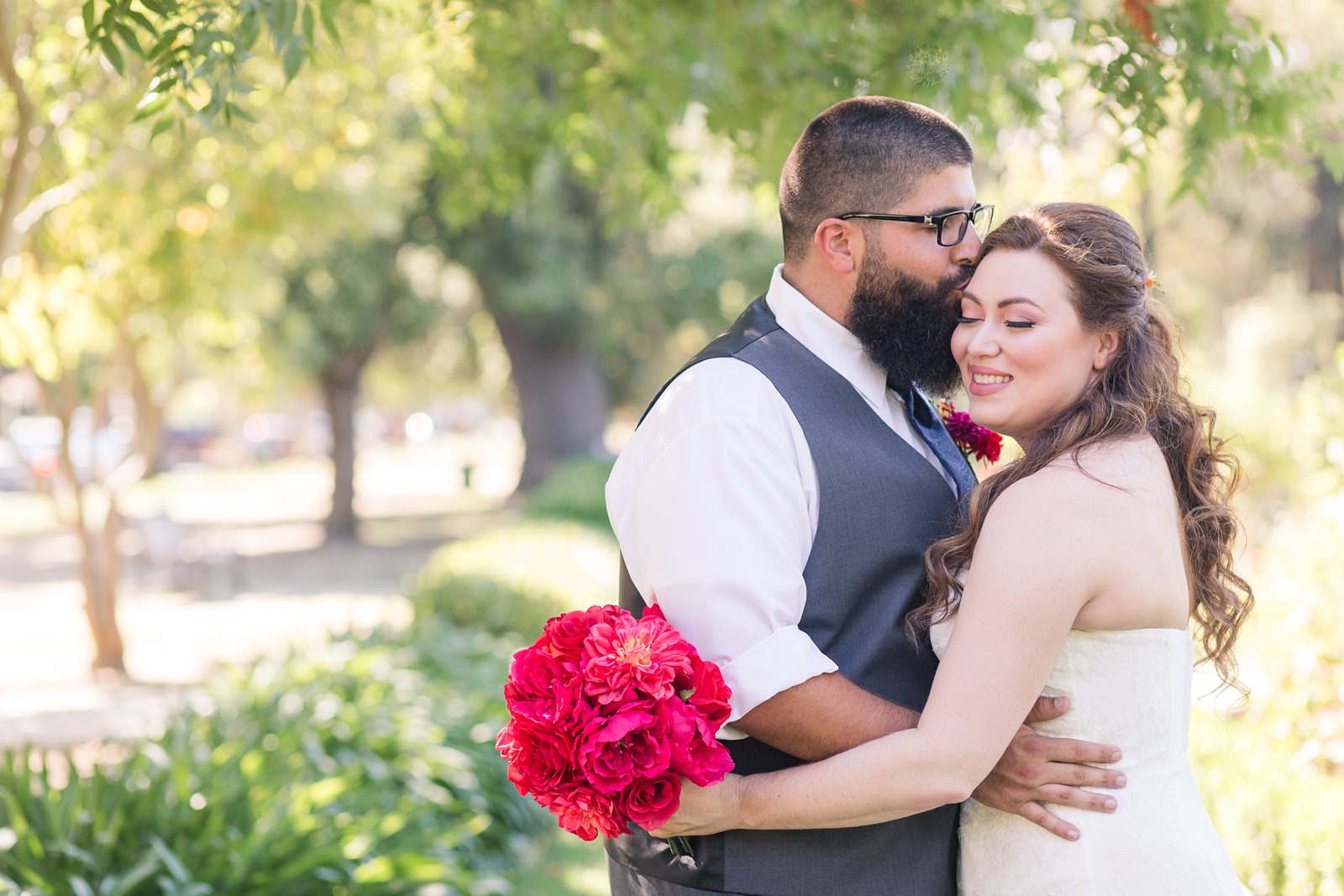 McKinley Park Rose Garden Wedding by Adrienne & Dani Photography