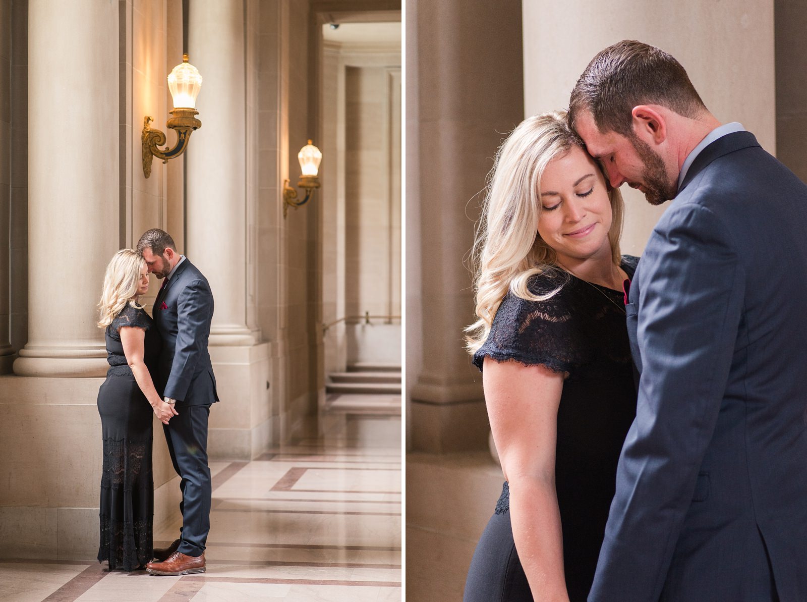 San Francisco City Hall San Francisco Engagement by Adrienne and Dani Photography