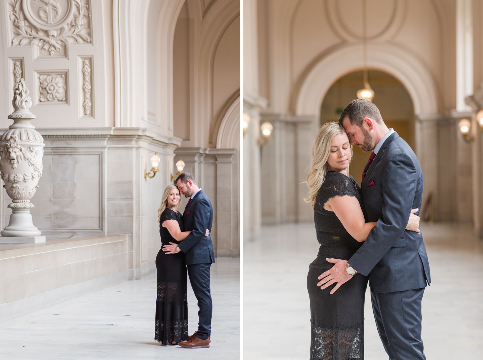 San Francisco City Hall San Francisco Engagement by Adrienne and Dani Photography