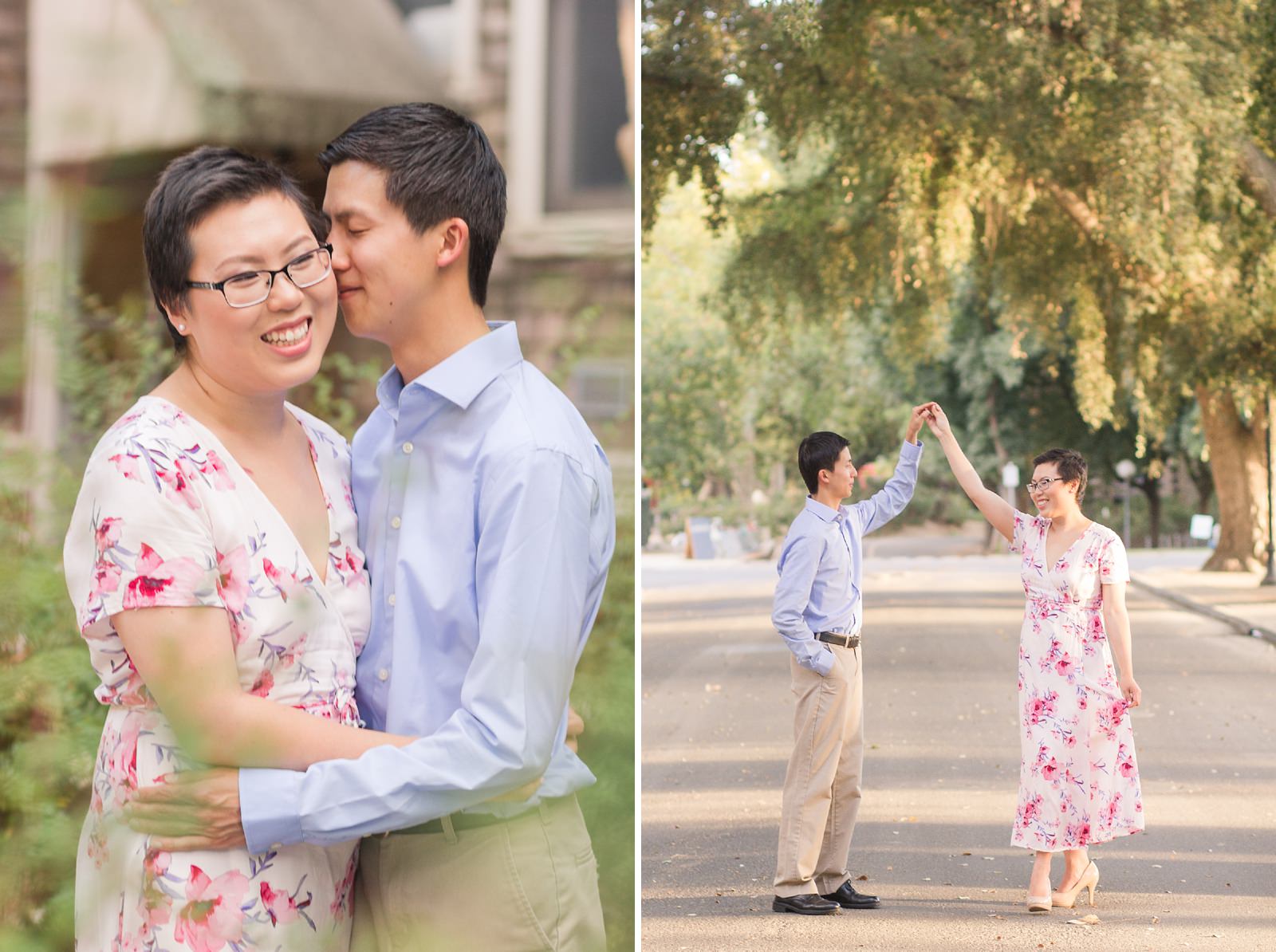 UC Davis Summer Engagement by Adrienne and Dani Photography