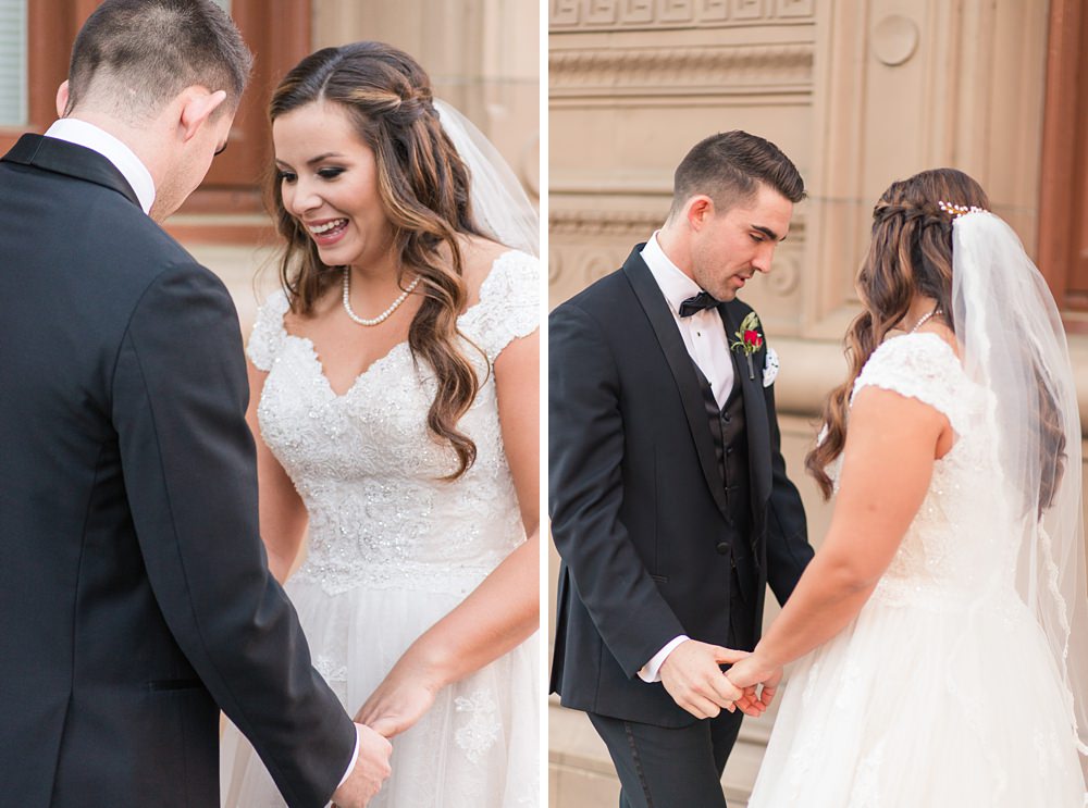 Tsakopoulos Library Galleria Ballroom Wedding By Adrienne and Dani Photography