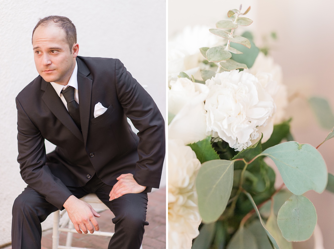 Groom Portraits at the Vizcaya Sacramento by Adrienne and Dani Photography