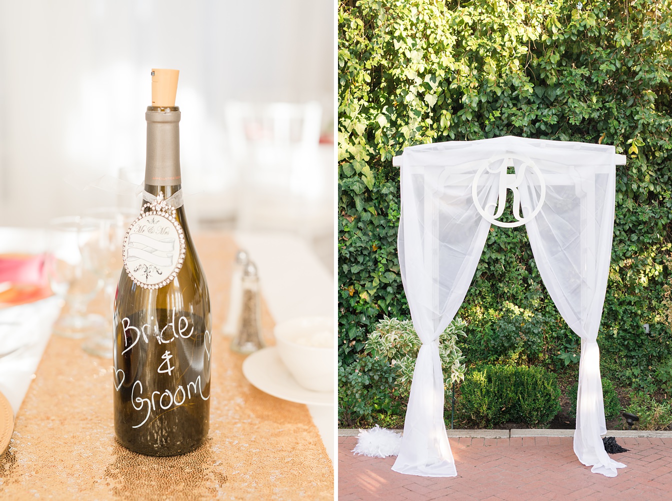 Reception Decor by Adrienne and Dani Photography