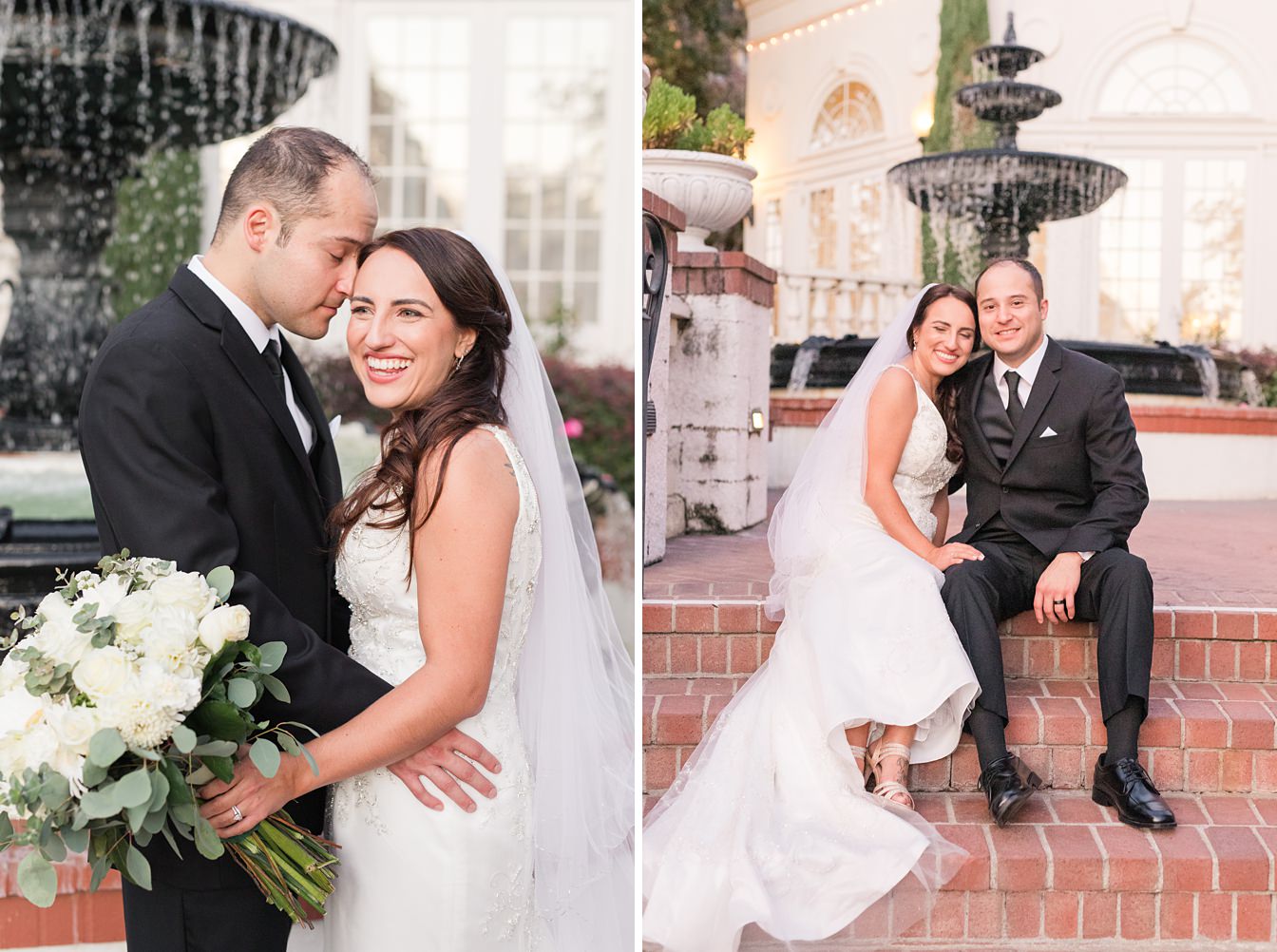 Bride and Groom Portraits at the Vizcaya Sacramento by Adrienne and Dani Photography
