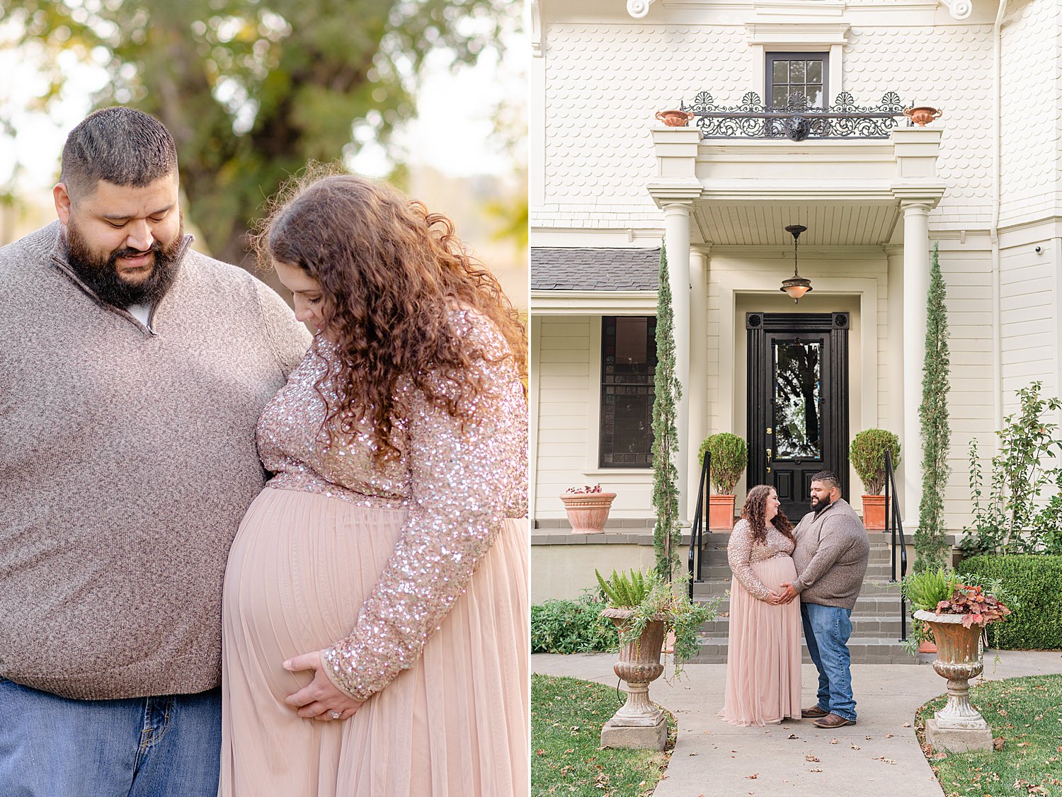Park Winters Maternity Portraits at the Park Winters Wedding Venue by Adrienne and Dani Photography
