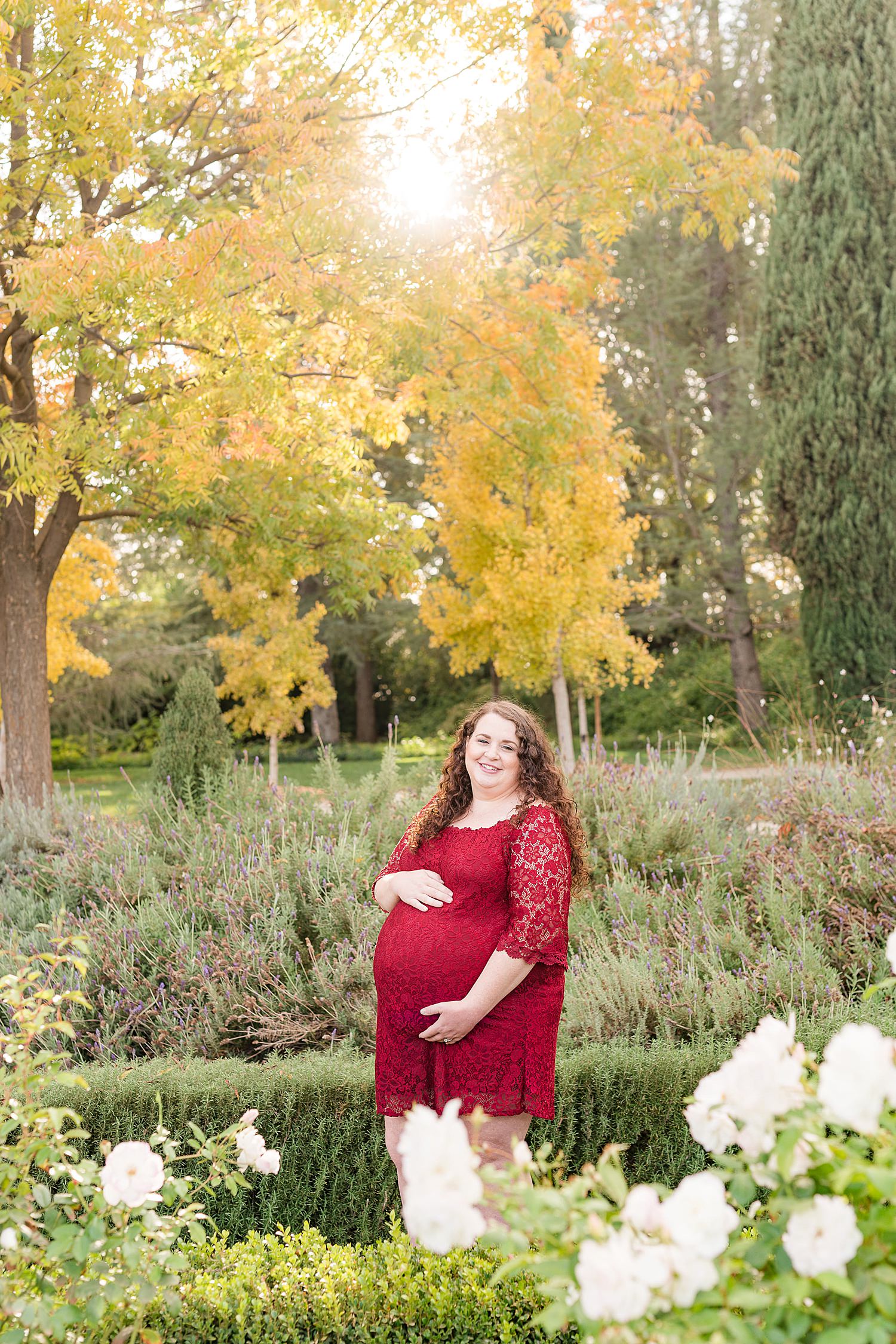 Park Winters Maternity Portraits at the Park Winters Wedding Venue by Adrienne and Dani Photography