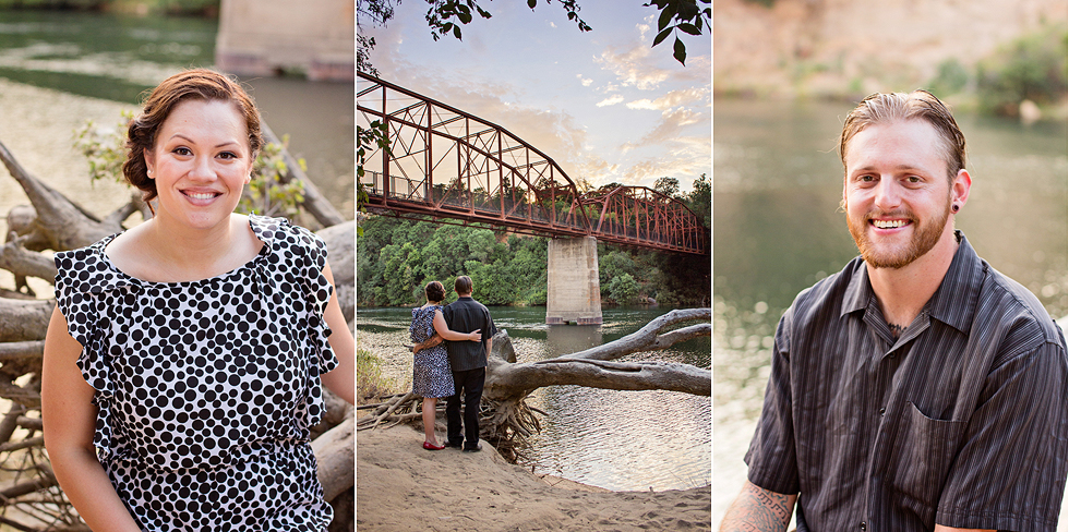 Old Fair Oaks Bridge Engagement by Adrienne & Dani Photography