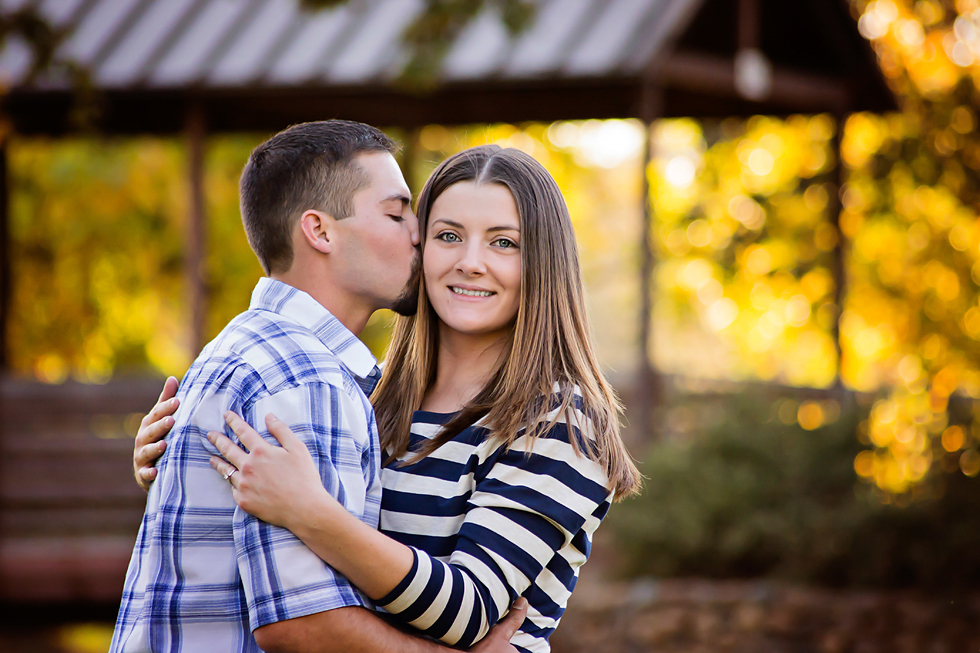 Football Themed Rusch Park Engagement by Adrienne & Dani Photography