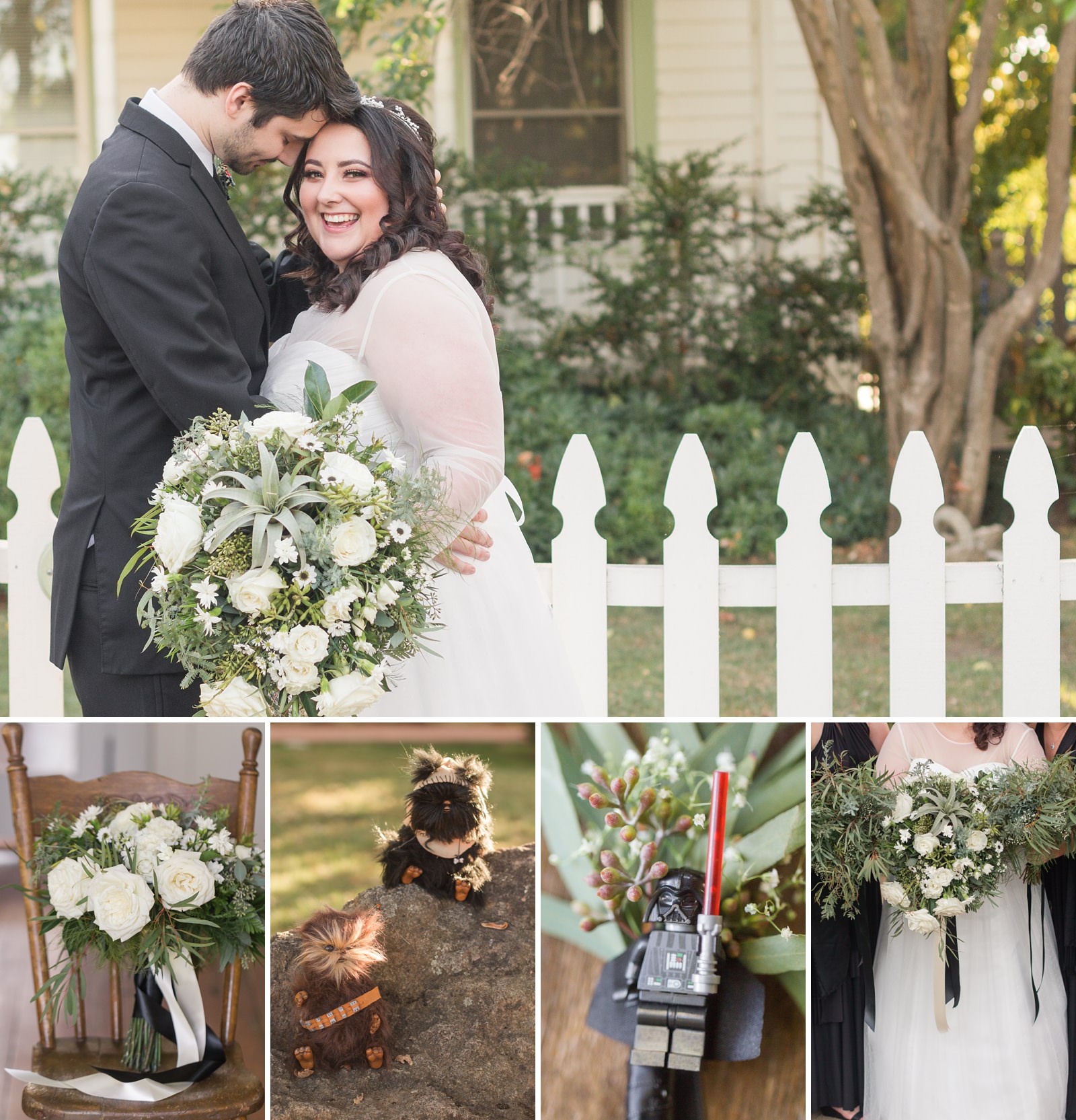 Star Wars Inspired Flower Farm Inn Wedding by Adrienne and Dani Photography
