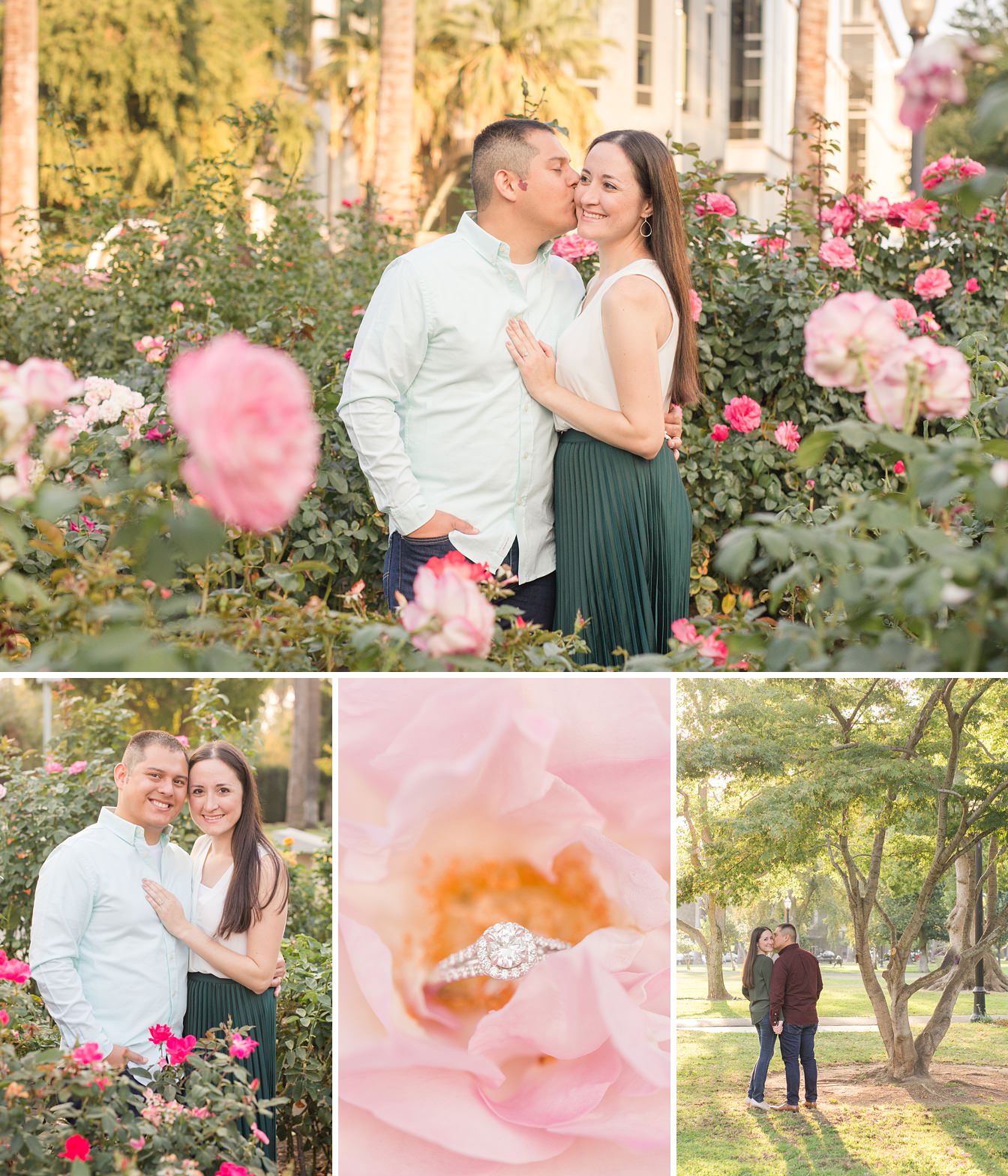 Downtown Sacramento Capitol Engagement Session by Adrienne and Dani Photography