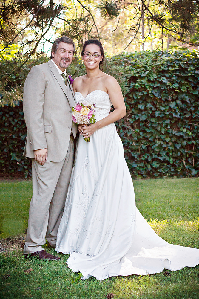 Sacramento Backyard Micro Wedding by Adrienne and Dani Photography