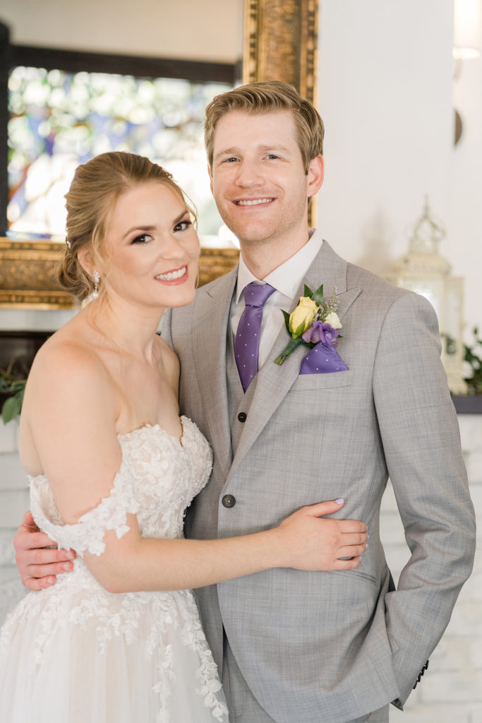 sequoia mansion Placerville wedding bride and groom first look portraits