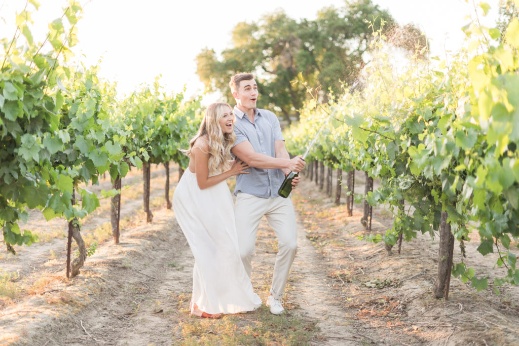 Scribner Bend Winery Engagement by Adrienne and Dani Photography