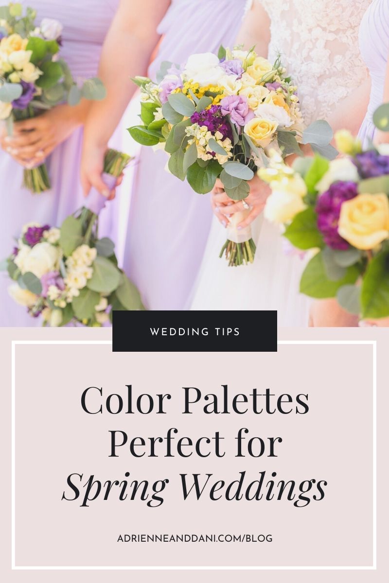 Unique Spring Wedding Color Palettes