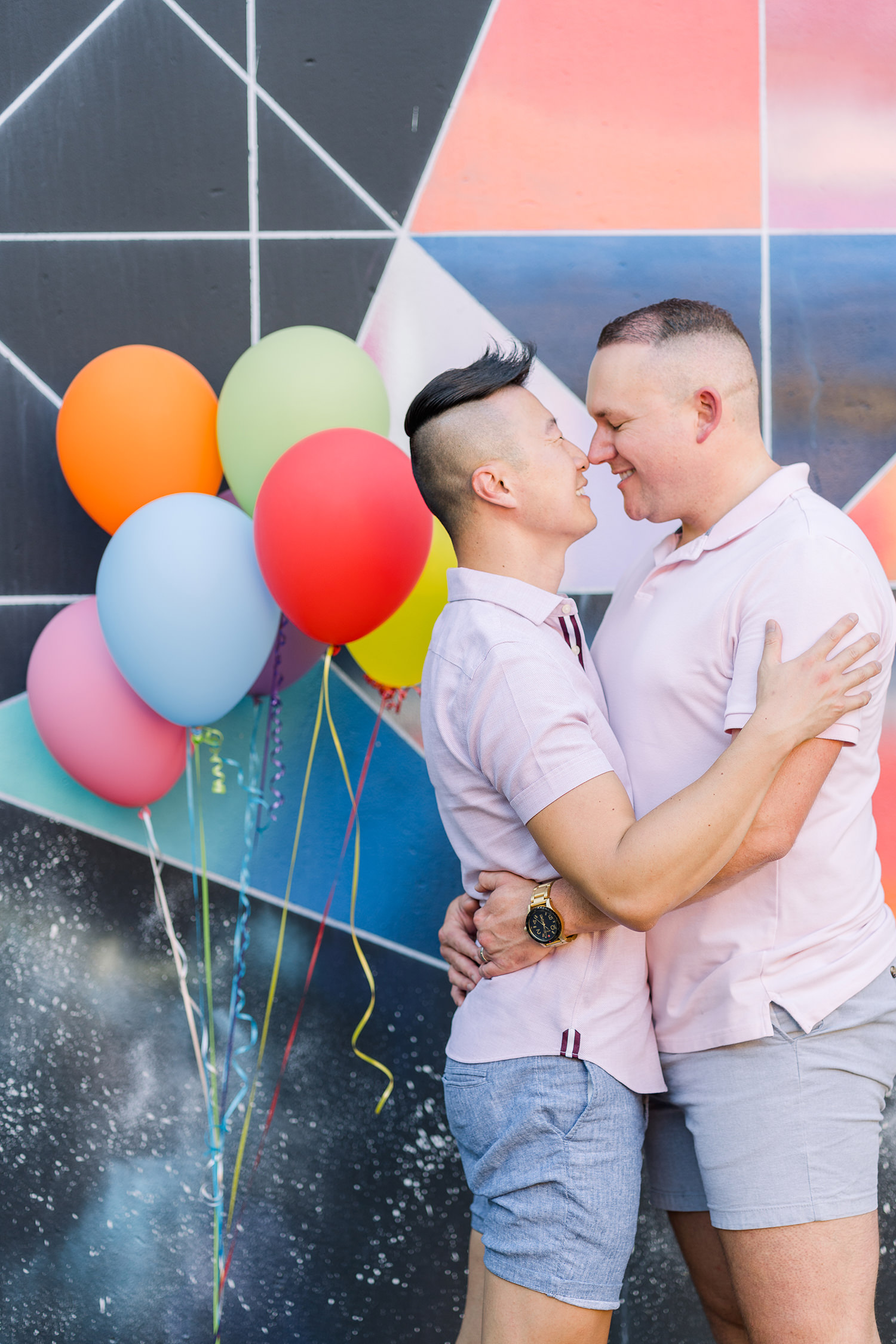 lgbtqia+ downtown sacramento engagement photos by adrienne and dani photography