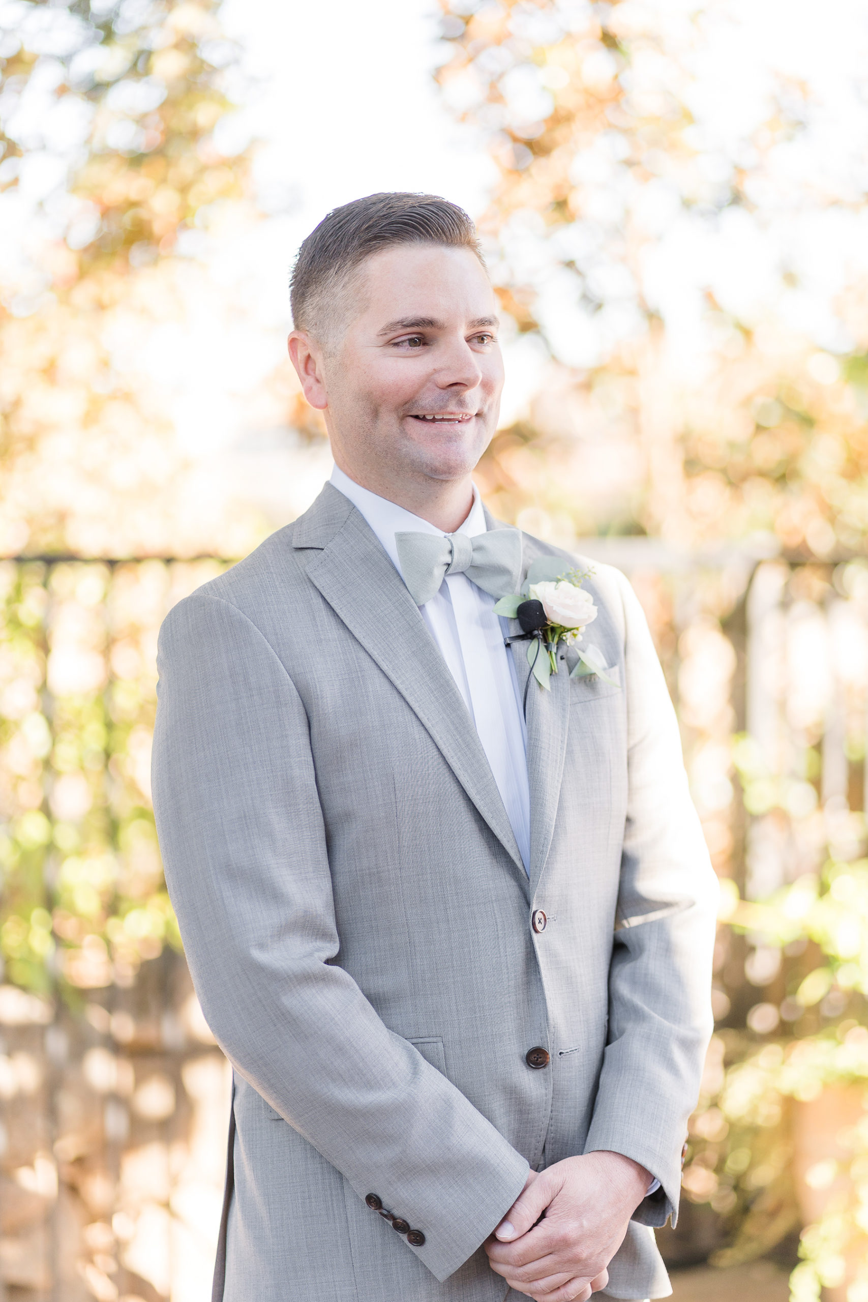 elk grove evergreen springs wedding ceremony by Adrienne and Dani Photography