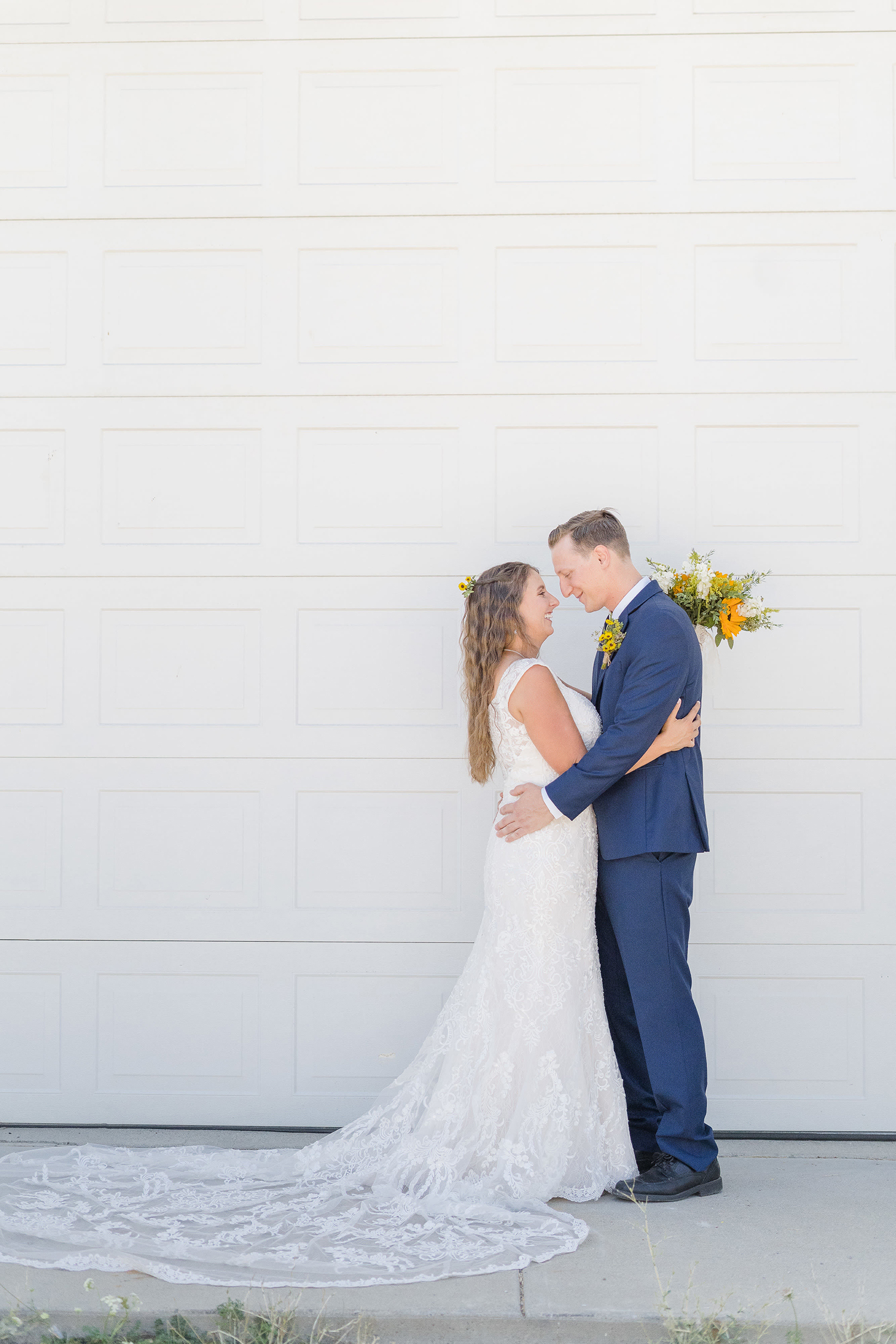 Apple Hill bluestone Meadow Wedding bride and groom portraits by Adrienne and Dani Photography