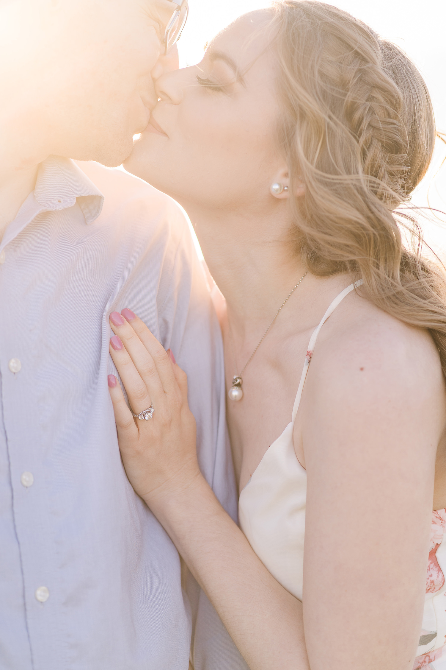 araceli lavender farms engagement session by adrienne and dani photography