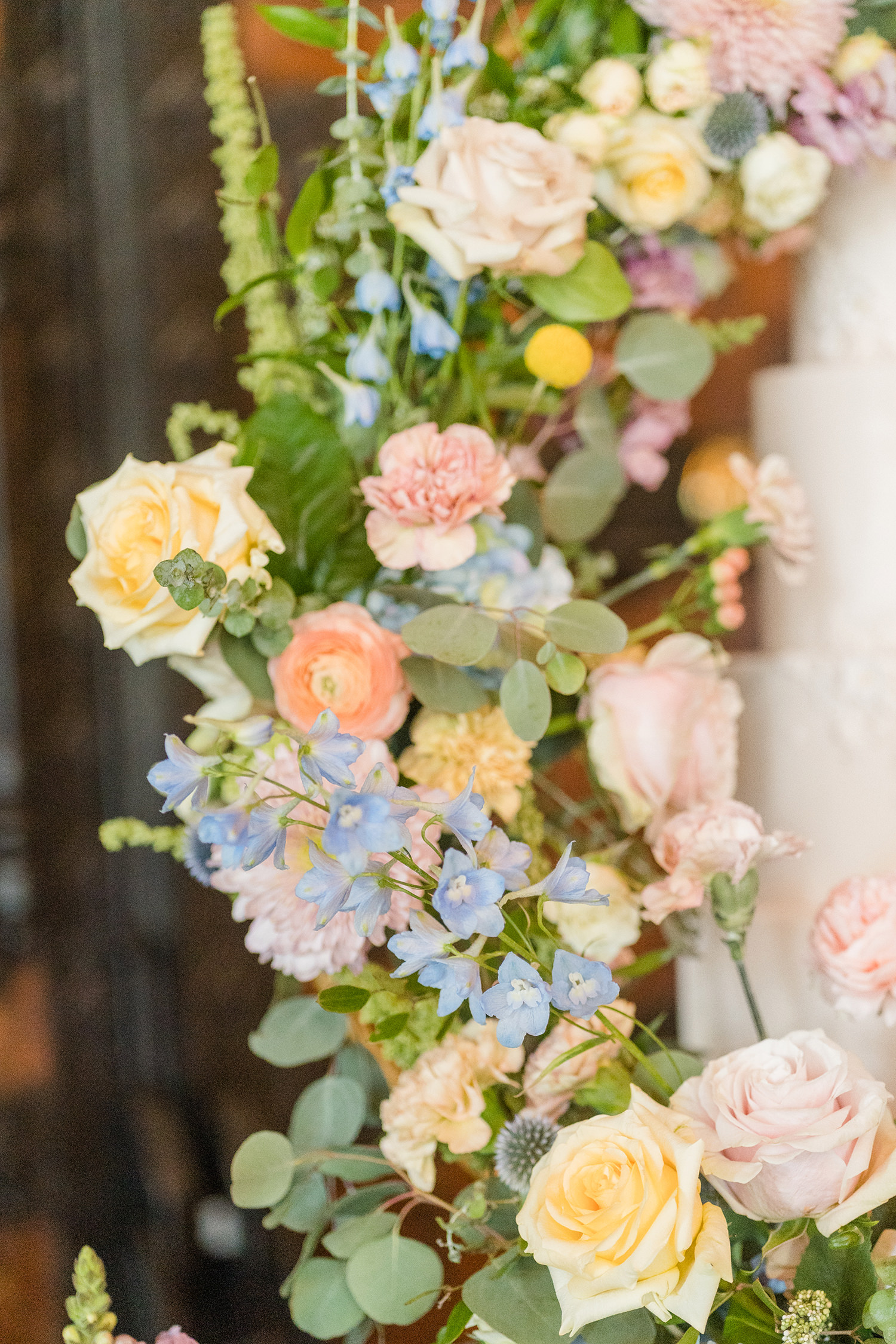 modern castle spring wedding by adrienne and dani photography
