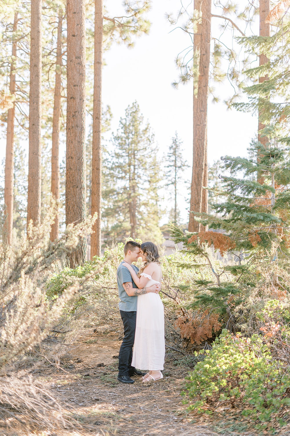Lake Tahoe Engagement Session by Adrienne and Dani Photography