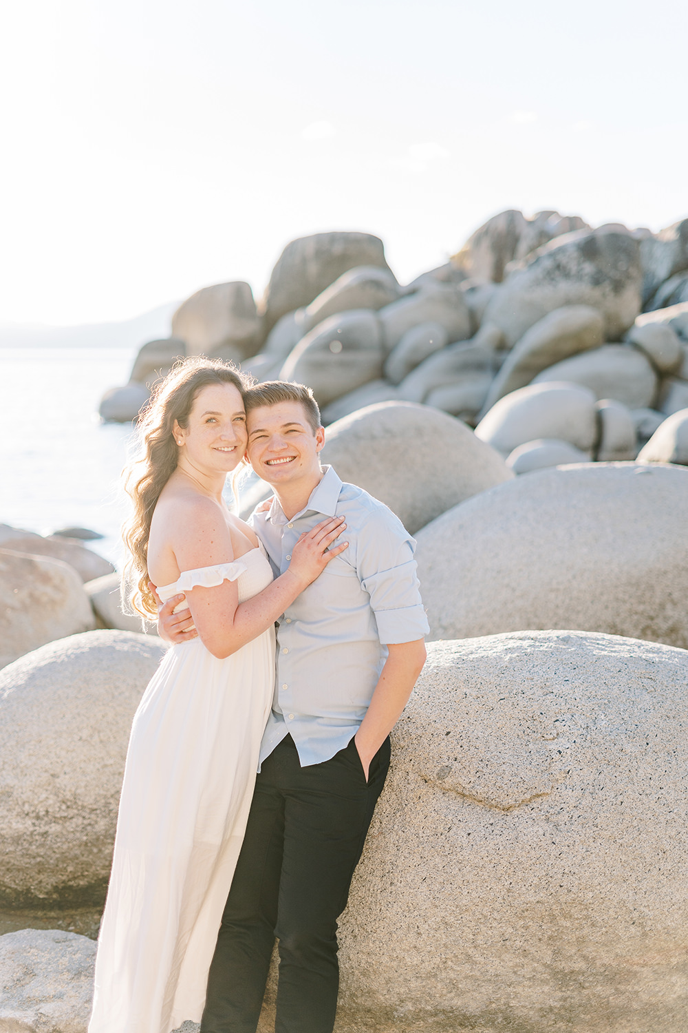 Lake Tahoe Engagement Session by Adrienne and Dani Photography