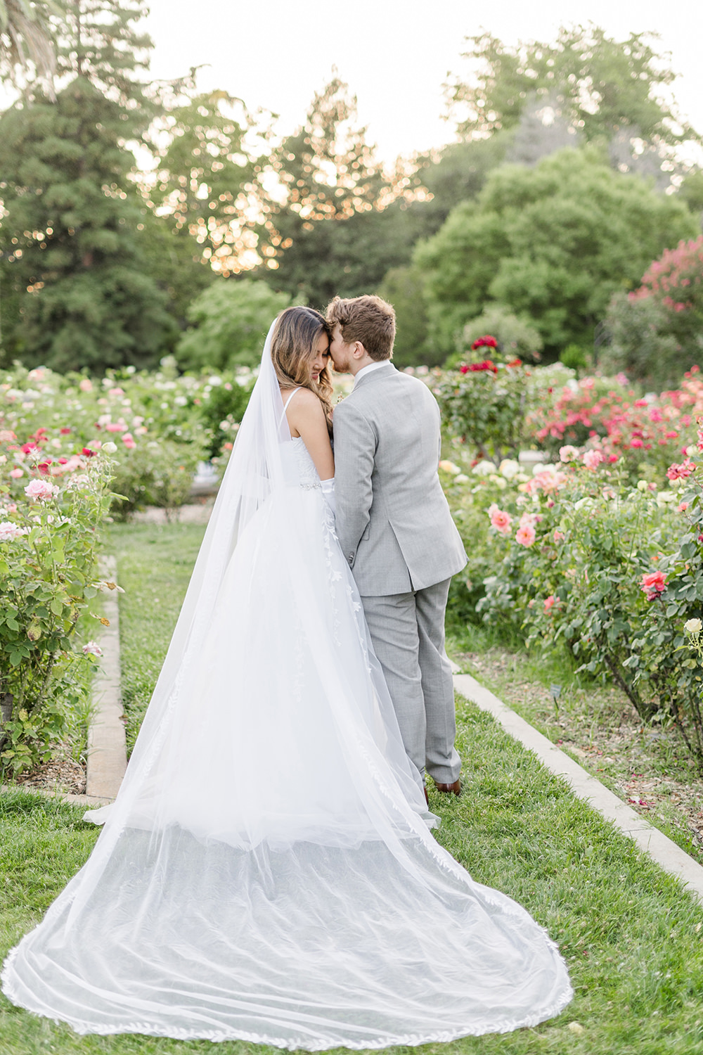 Downtown Sacramento Rose Garden Wedding by Adrienne and Dani Photography