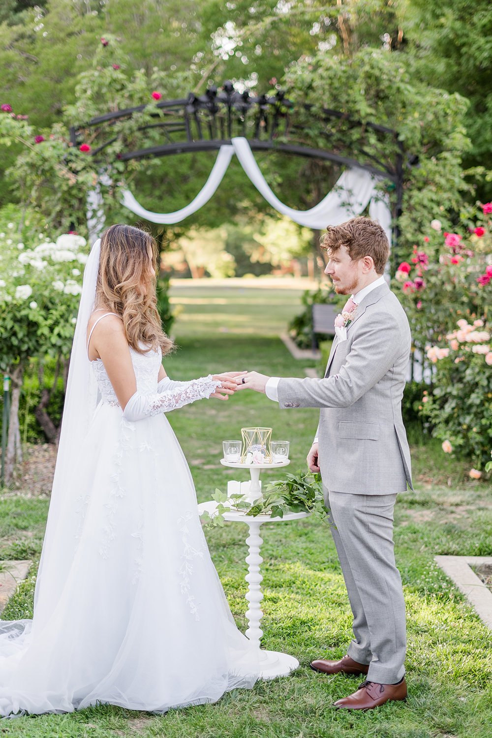 Downtown Sacramento Rose Garden Wedding by Adrienne and Dani Photography