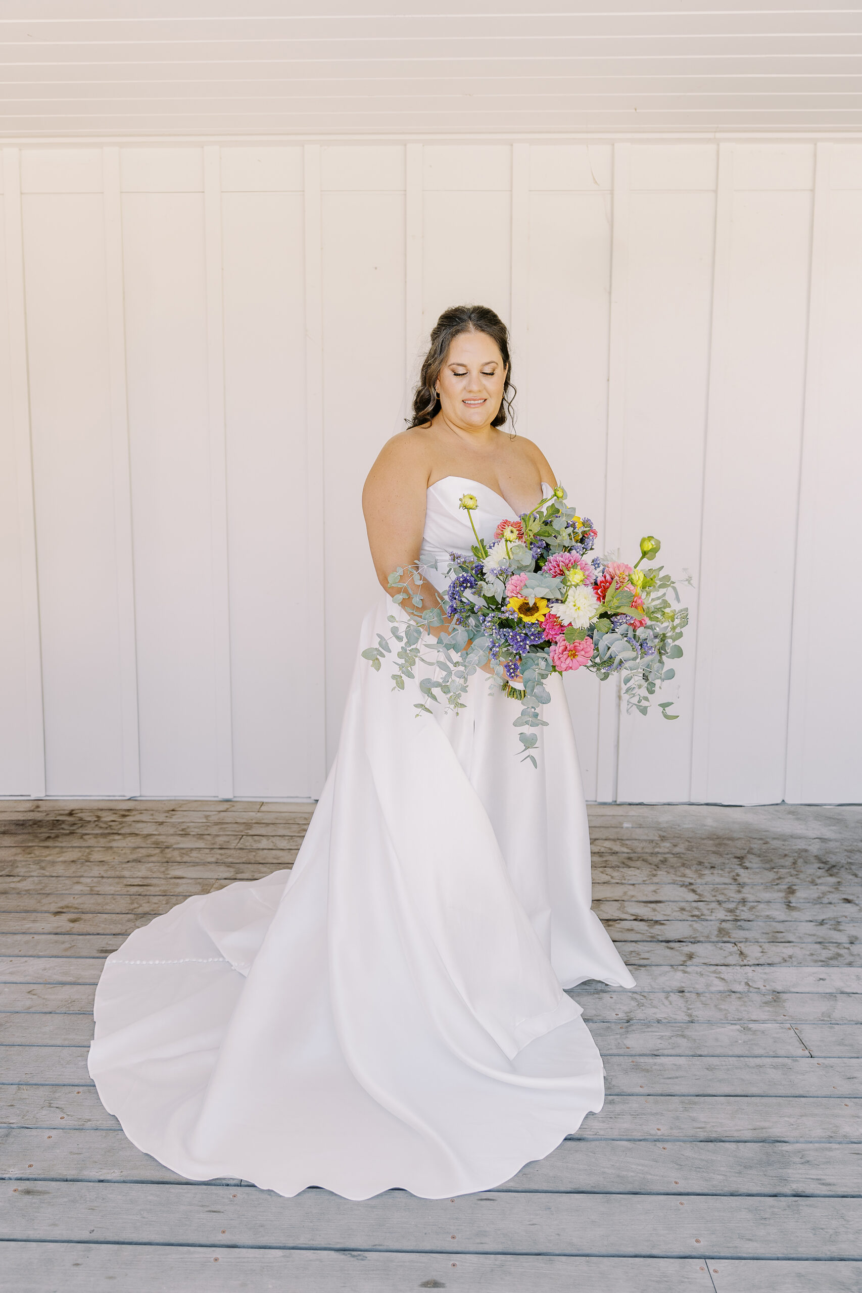 a bride gets ready for her Sonoma winery wedding