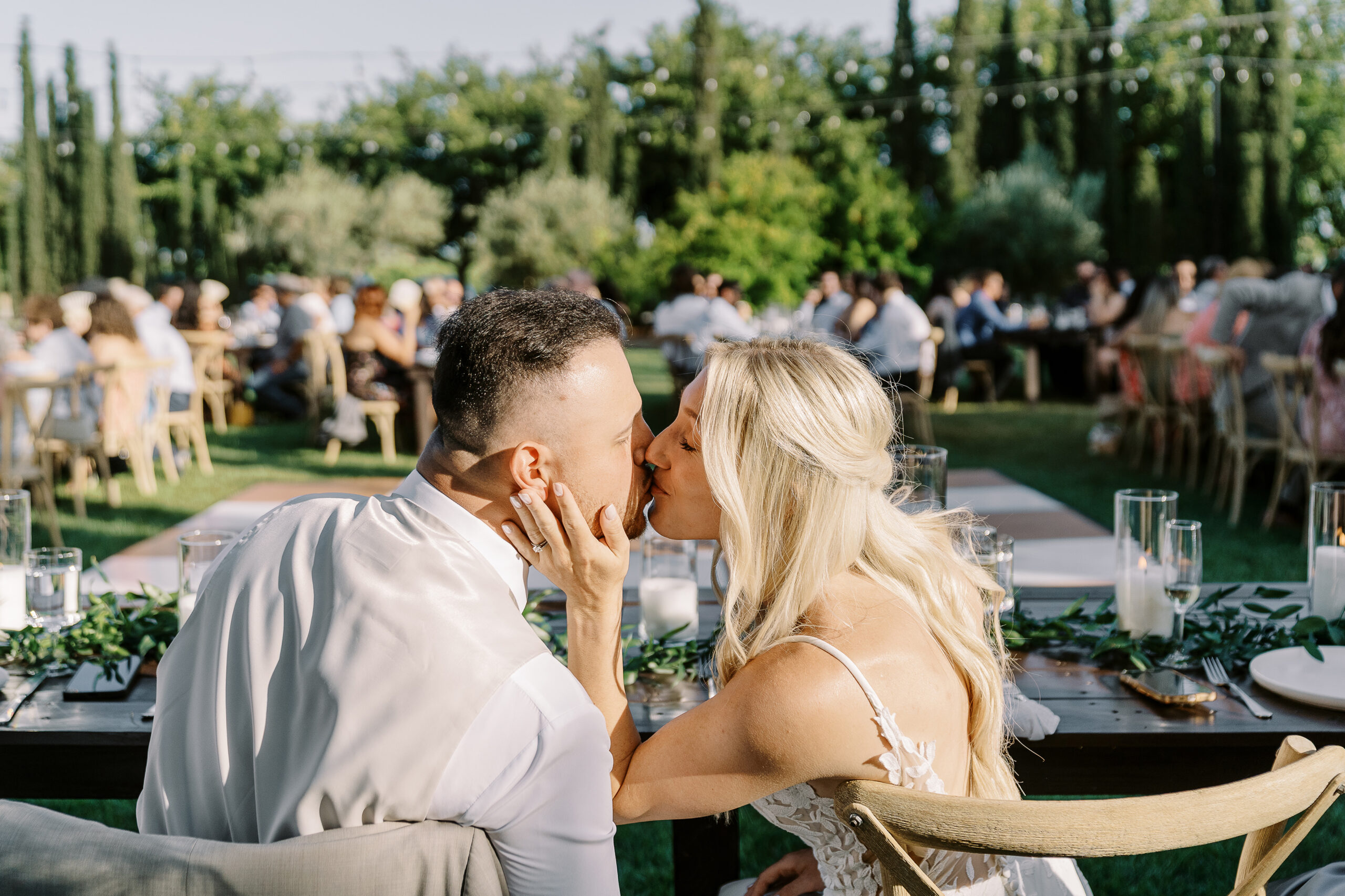 grindstone winery wedding reception photos by Sacramento wedding photographers Adrienne and Dani Photography 