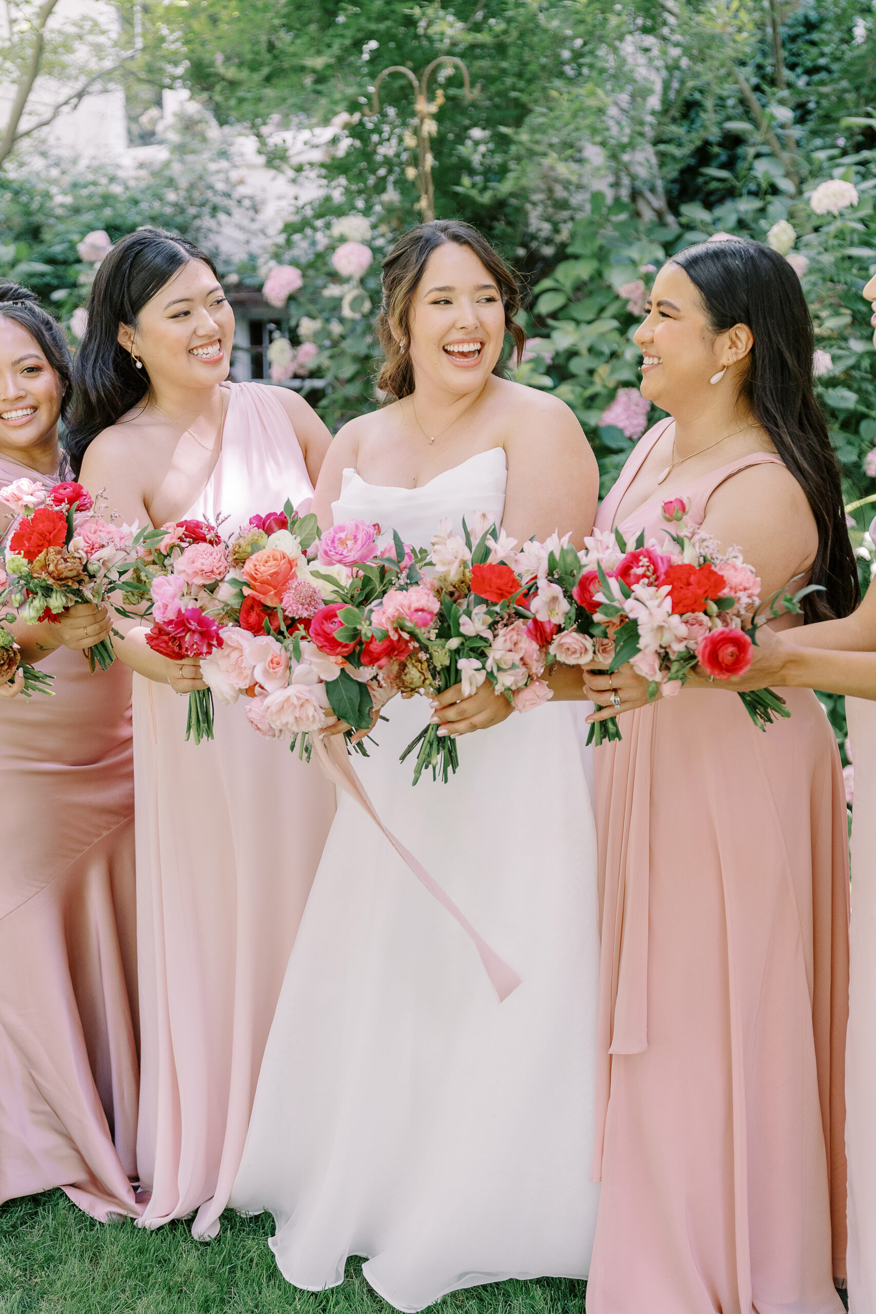 the willow ballroom wedding party photos by sacramento wedding photographers