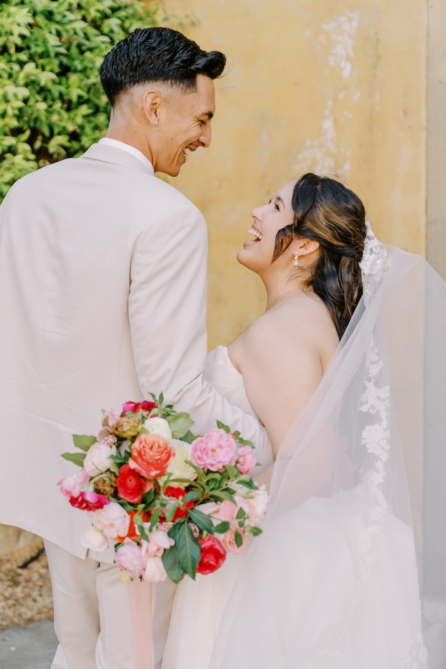 the willow ballroom wedding bride and groom portrait photos by sacramento wedding photographers