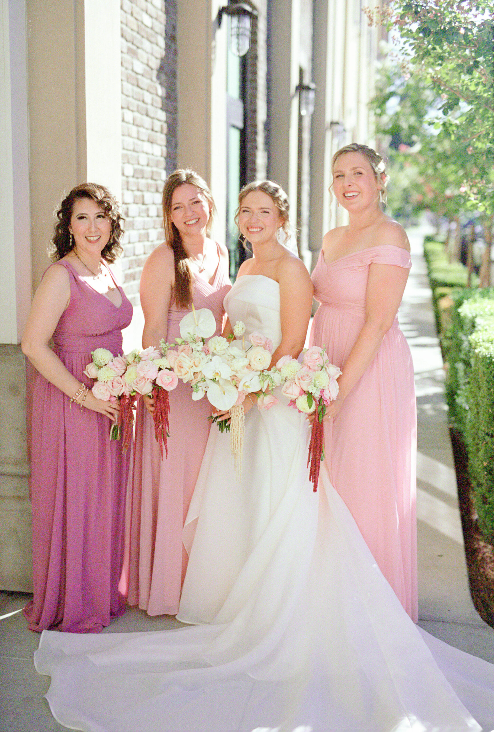 hotel winters wedding 35mm film wedding photos by Sacramento wedding photographers