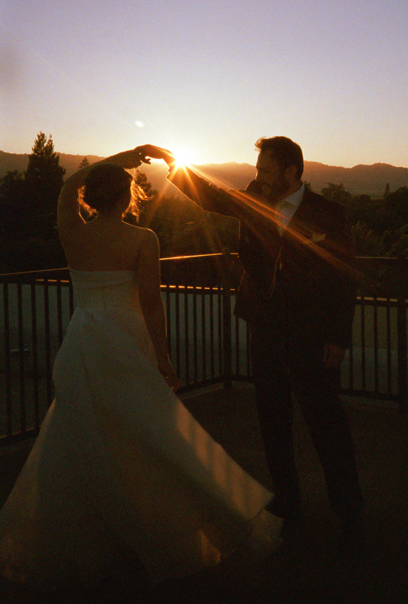 hotel winters wedding 35mm film wedding photos by Sacramento wedding photographers