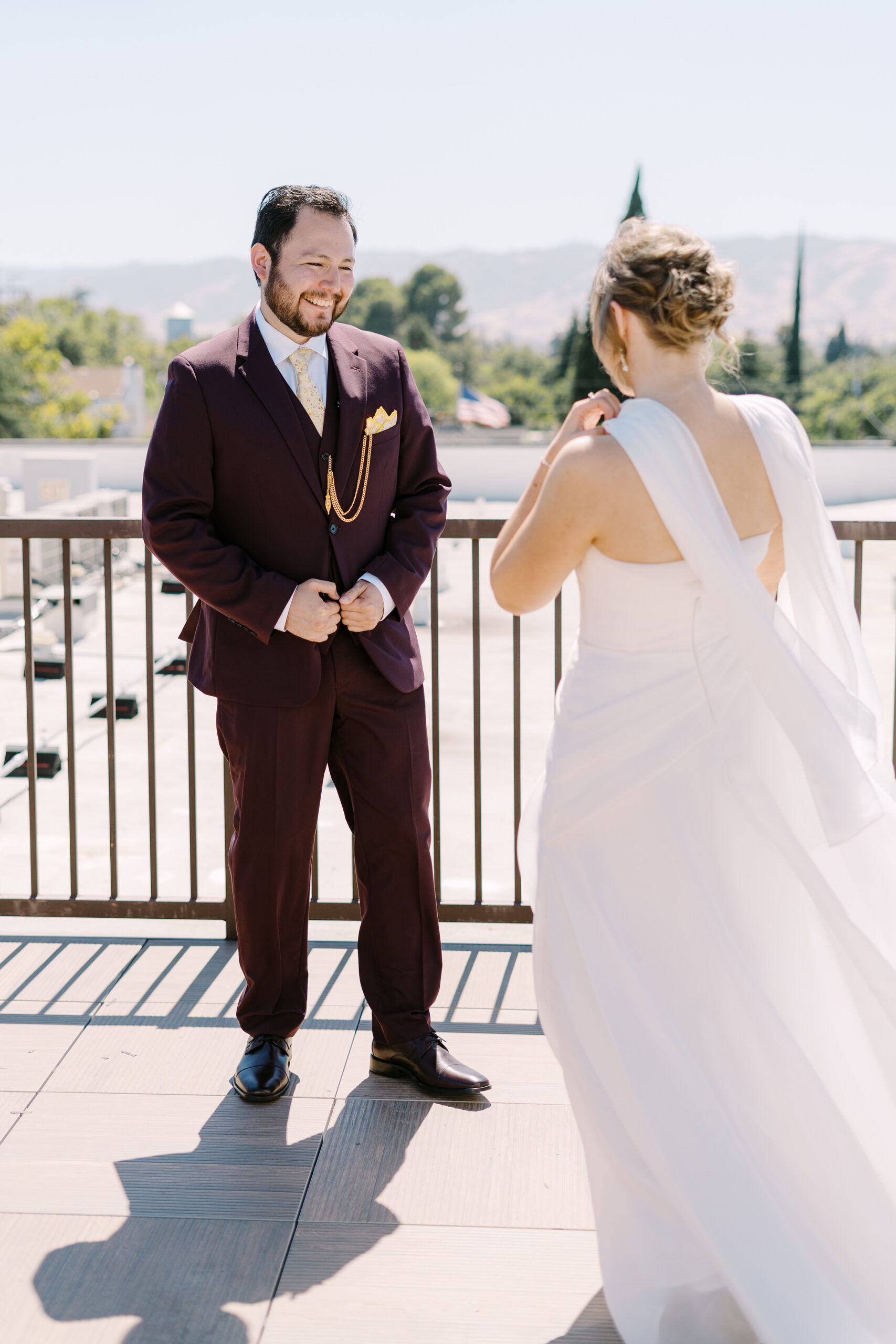 hotel winters wedding by Sacramento wedding photographers