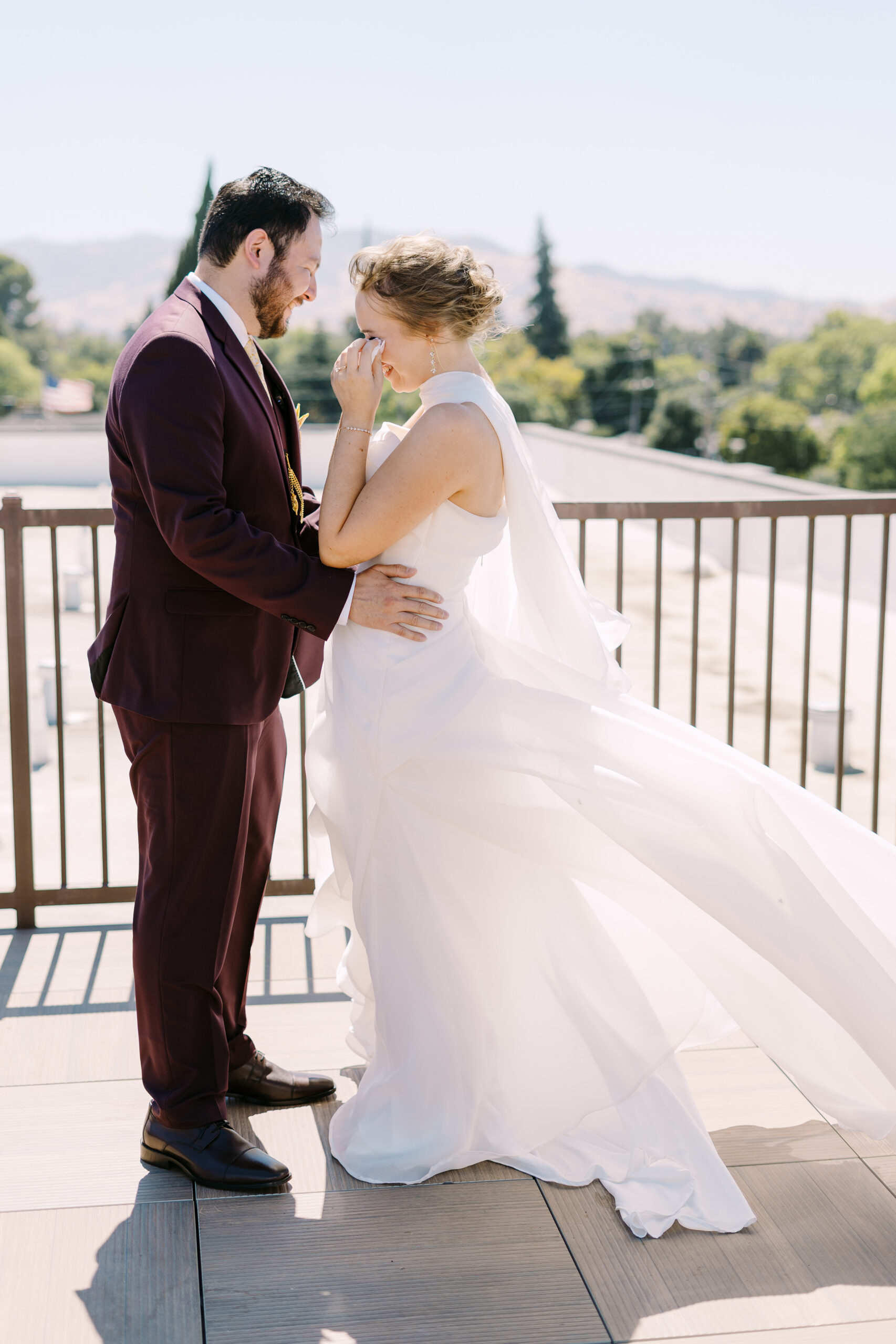 hotel winters wedding by Sacramento wedding photographers