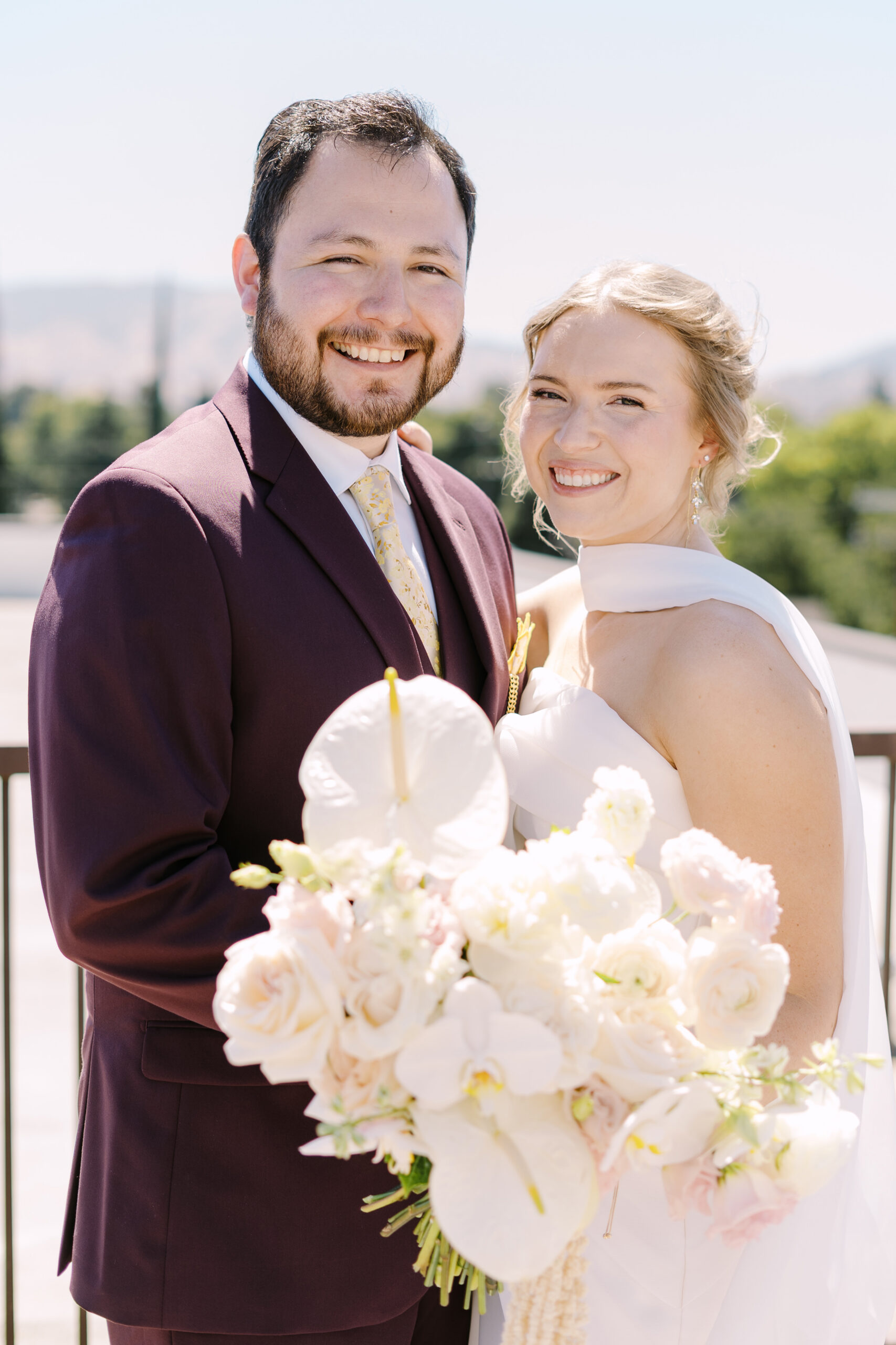 hotel winters wedding by Sacramento wedding photographers
