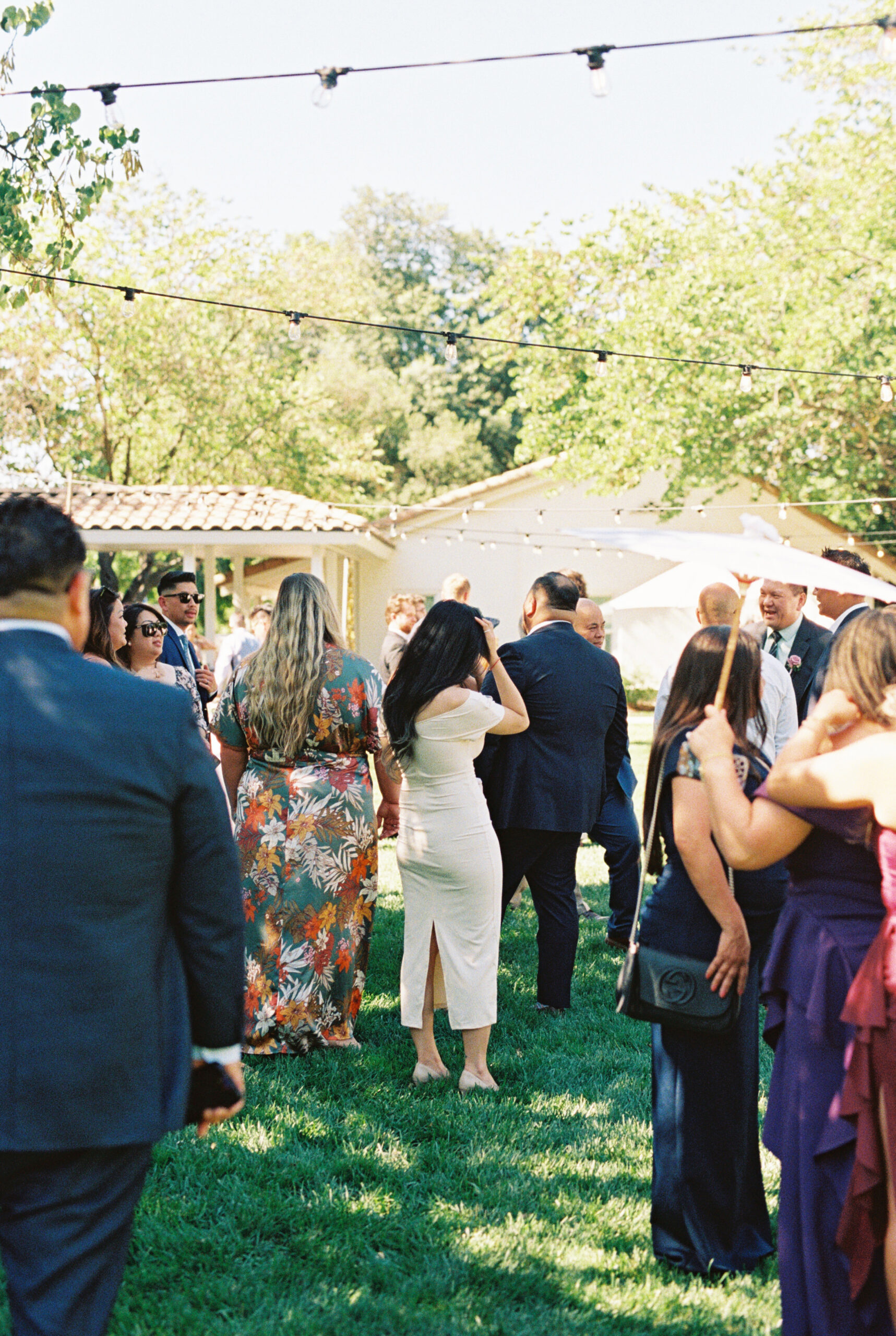 the maples woodland wedding on 35mm film by Sacramento wedding film photographers Adrienne and Dani Photography